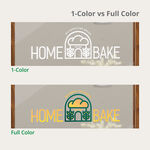 comparison of 1-color and full color